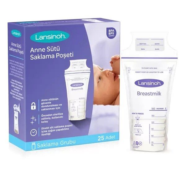 Lansinoh Süt Saklama Poşeti 25 Adet