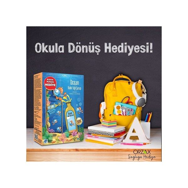 Ocean Balık Yağı Şurup 150 ml Kalem Kutusu Hediyeli