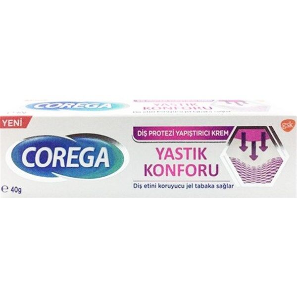 Corega Yastık Konforu Diş Protezi Yapıştırıcı Krem
