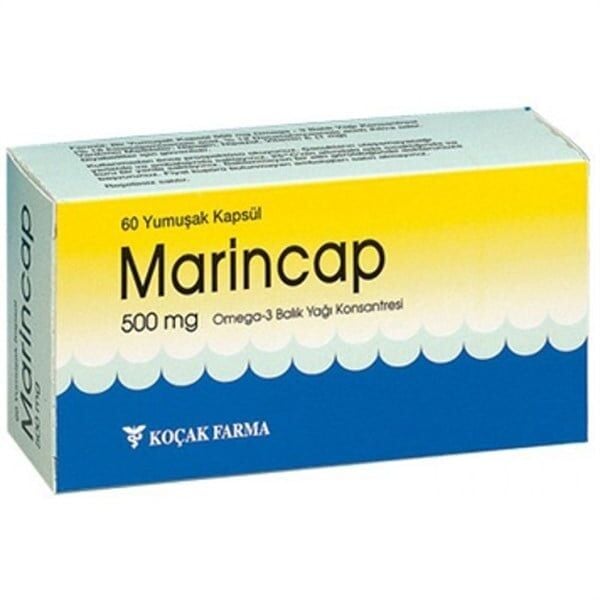 Marincap Omega-3 Balık Yağı Konsantresi 500 mg 60
