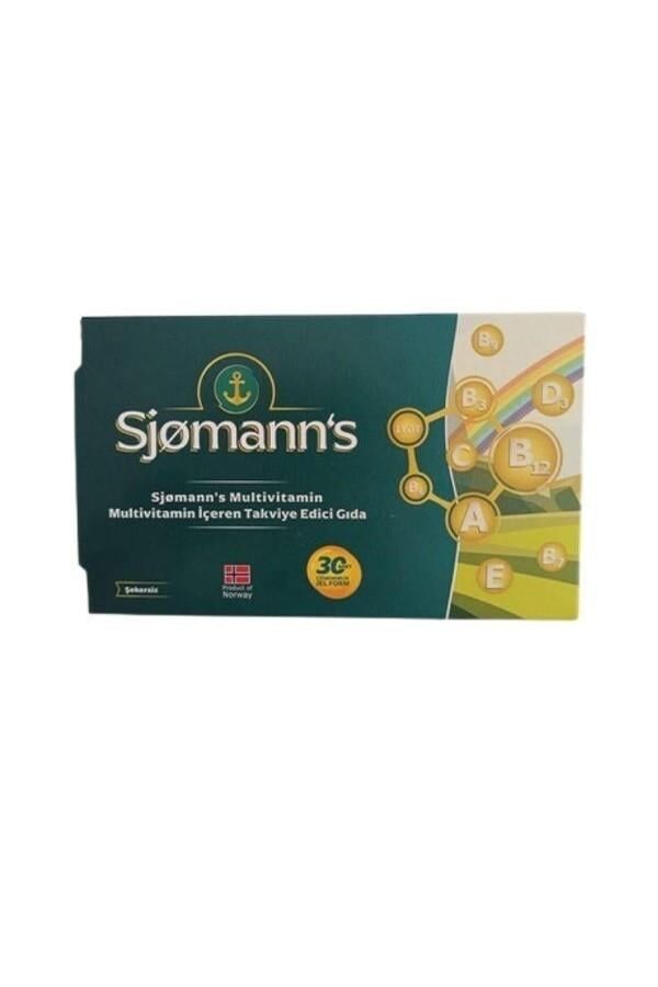 Sjomann's Multivitamin Çiğnenebilir Jel 30 Tablet
