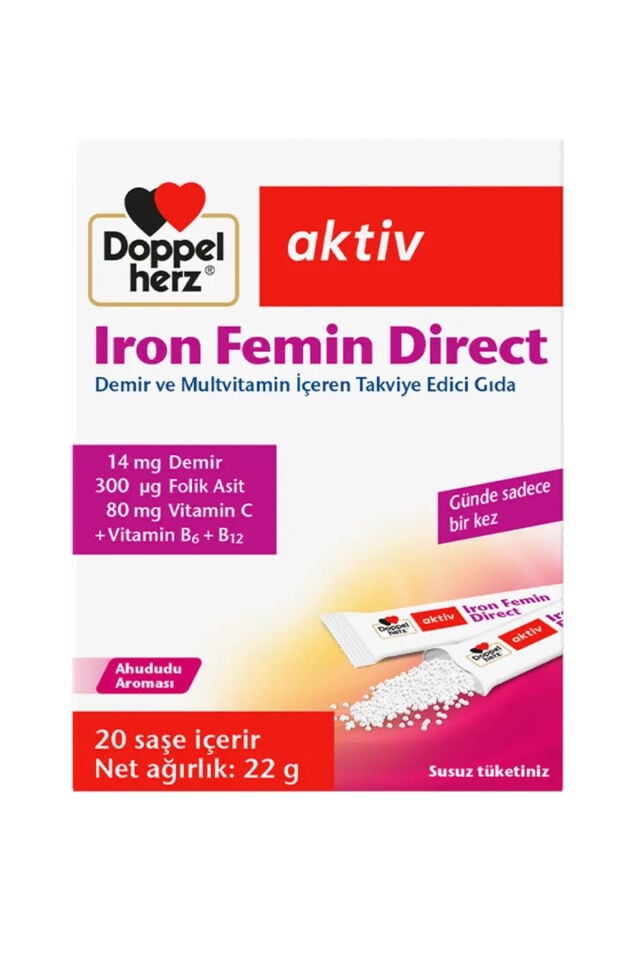 Doppelherz Iron Femin Direct 20 Saşe