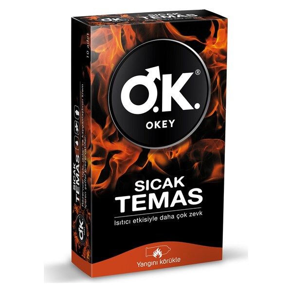 Okey Sıcak Temas Prezervatif 10'lu