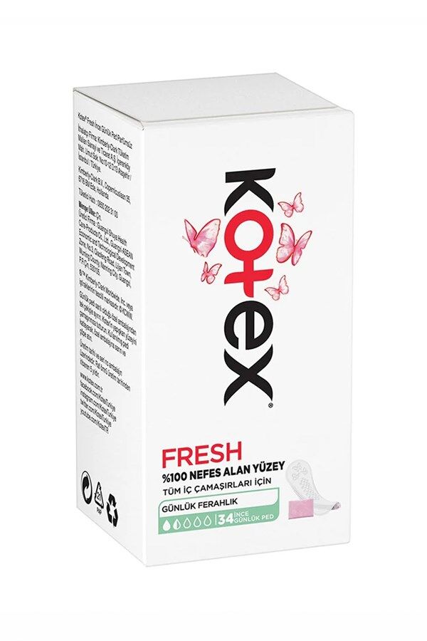 Kotex Günlük Ped Parfümsüz 34 Lü