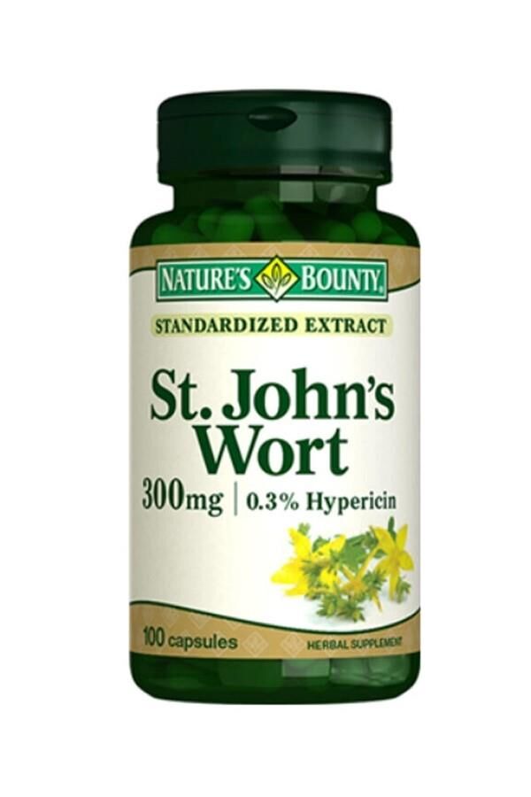 Nature's Bounty St. John's Wort 300 mg 100 Kapsül