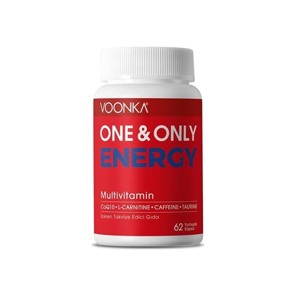 Voonka One & Only Energy 62 Yumuşak Kapsül
