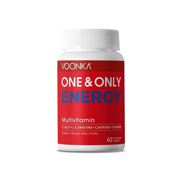 Voonka One & Only Energy 62 Yumuşak Kapsül