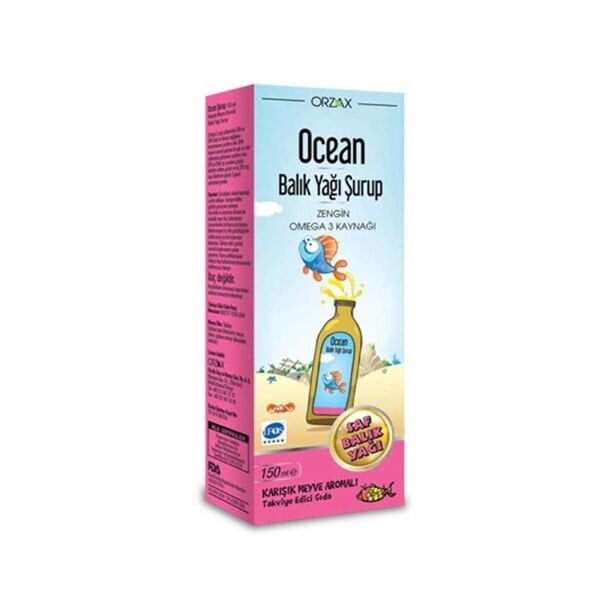 Ocean Balık Yağı Şurup Karışık Meyve Aromalı 150 ml