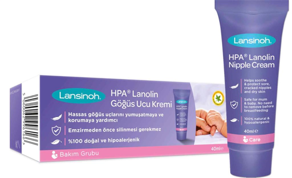 Lansinoh HPA® Lanolin Göğüs Ucu Kremi (40 ml)