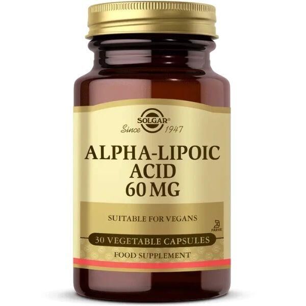 Solgar Alpha Lipoic Acid 60 mg 30 Kapsül