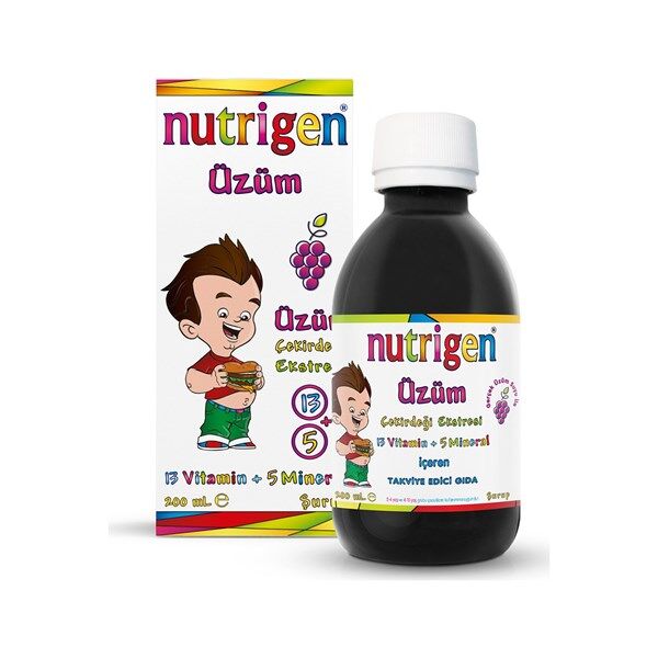 Nutrigen Üzüm Çekirdeği Ekstreli Vitamin Mineral Şurubu