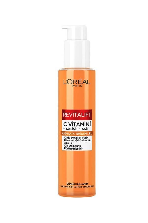 Loreal Paris Revitalift C Vitamini Salisilik Asit Aydınlatıcı Temizleme Jeli 150 ml
