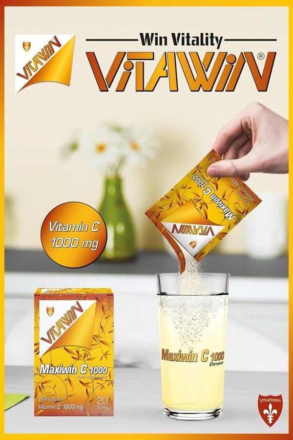Vitawin Maxiwin C 1000 mg efervesan 20 saşe