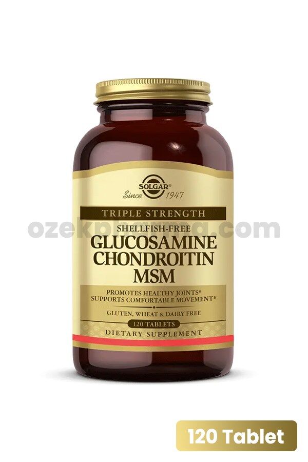 Solgar Glucosamine Chondroitin MSM 120 Tablet