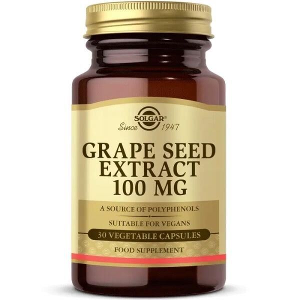 Solgar Grape Seed Extract 100 mg 30 Kapsül