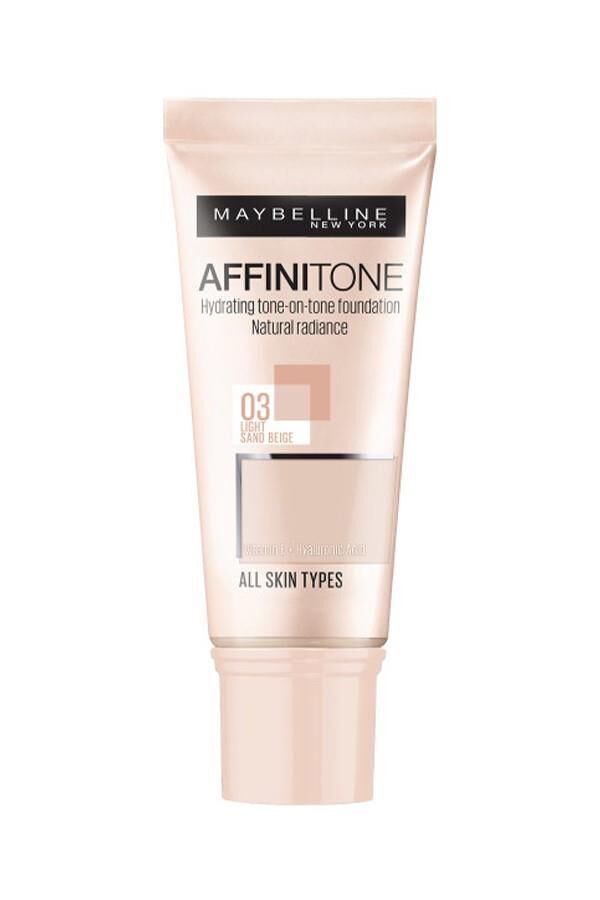 Maybelline New York Affinitone Fondöten - 03 Light Sandbeige