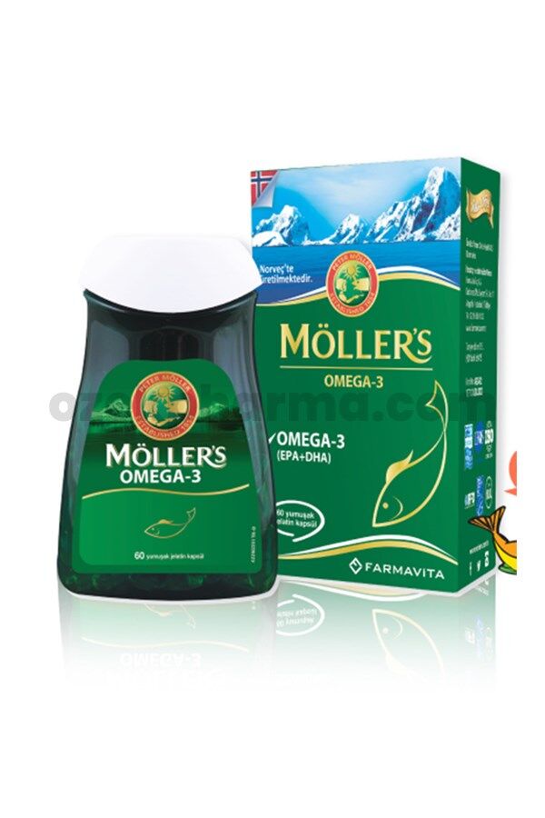 Möller's Omega 3 Balık Yağı 60 Kapsül