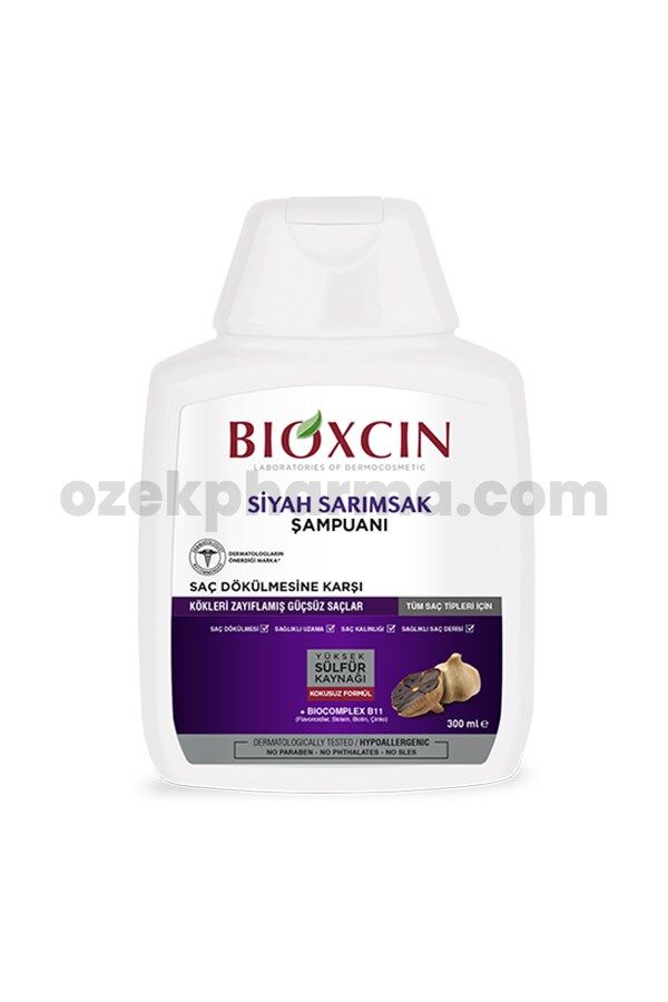 Bioxcin Siyah Sarımsaklı Şampuan 3 Al 2 Öde 3x300ml