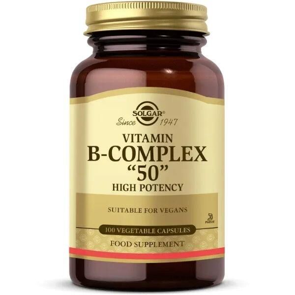Solgar Vitamin B Complex ''50'' 100 Kapsül