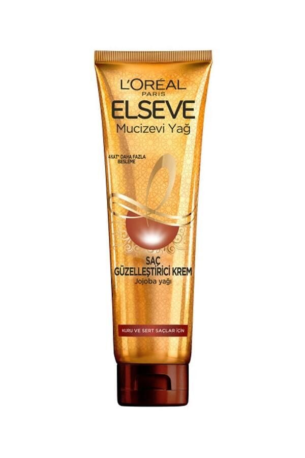 Elseve Mucizevi Yağ Saç Güzelleştirici Krem 150 ml - Kuru ve Sert Saçlar