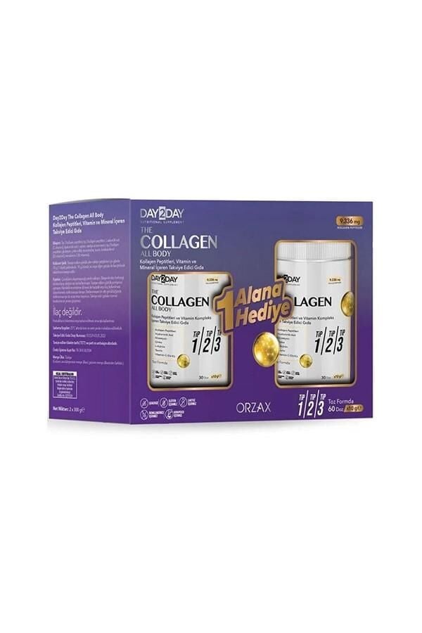 Day2day The Collagen All Body Toz 300 gr - 1 Alana 1 Bedava