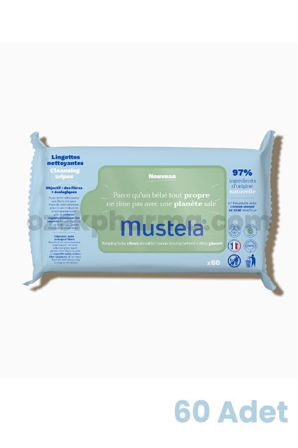 Mustela Eco Cleansing Wipes 60 Adet