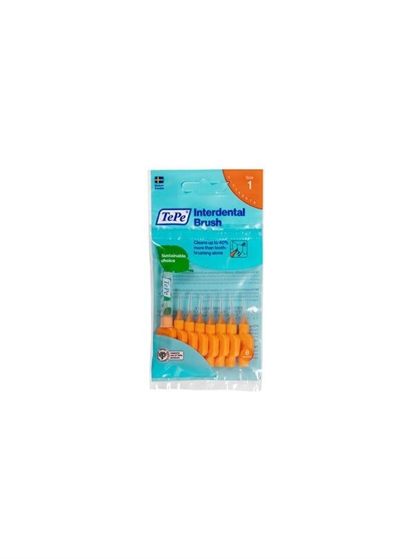 Tepe Arayüz Fırçası Turuncu 0,45 mm 8 'li