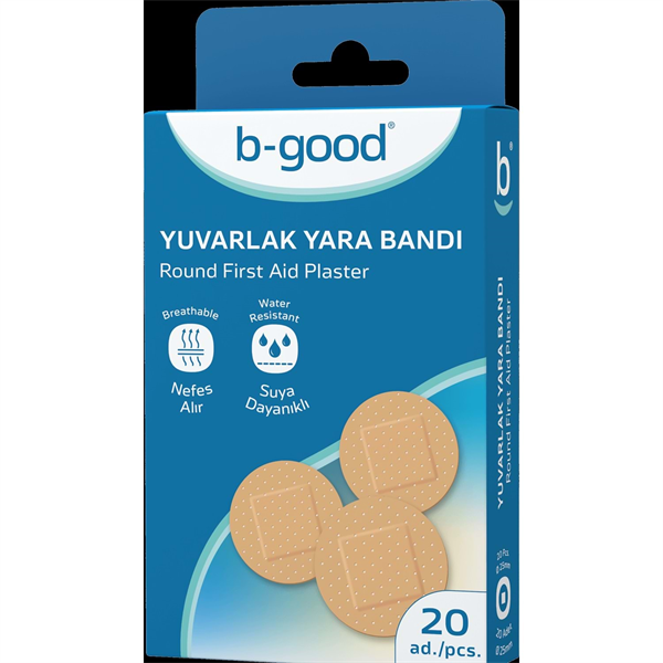 B-Good Yara Bandı Yuvarlak 20'li
