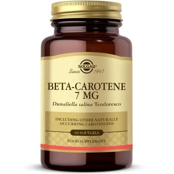 Solgar Beta Carotene 7mg 60 Kapsül