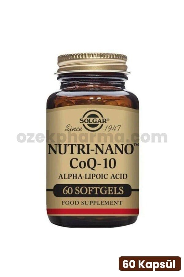 Solgar Nutri-Nano CoQ-10 Alpha-Lipoic Acid