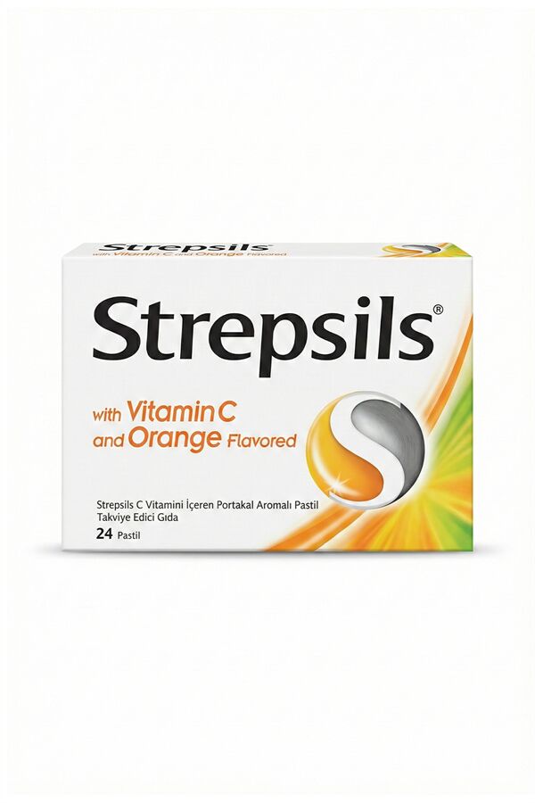 Strepsils Portakal Aromalı Pastil