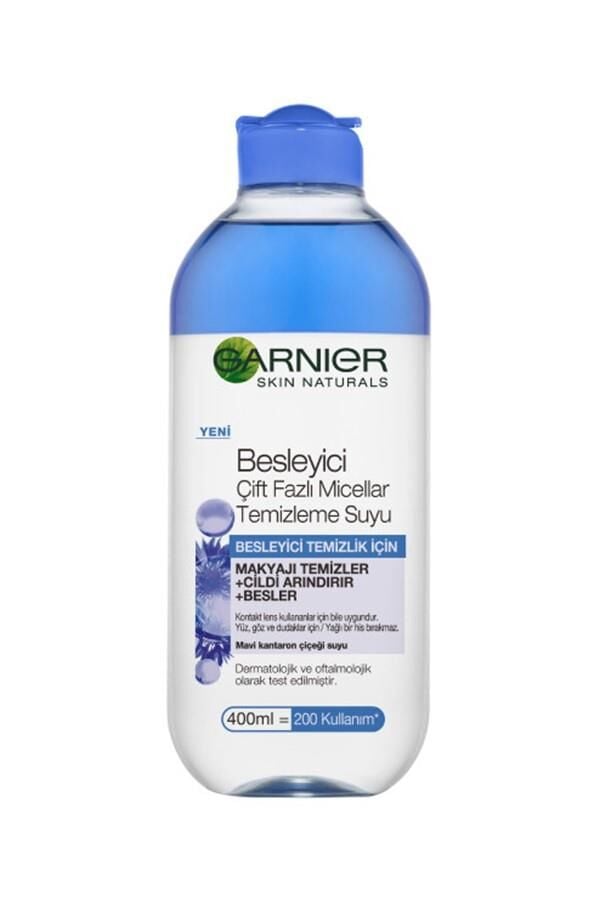 Garnier Besleyici Çift Fazlı Micellar Temizleme Suyu 400 ml