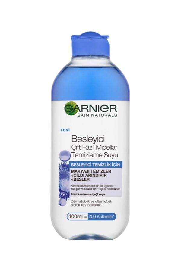 Garnier Besleyici Çift Fazlı Micellar Temizleme Suyu 400 ml
